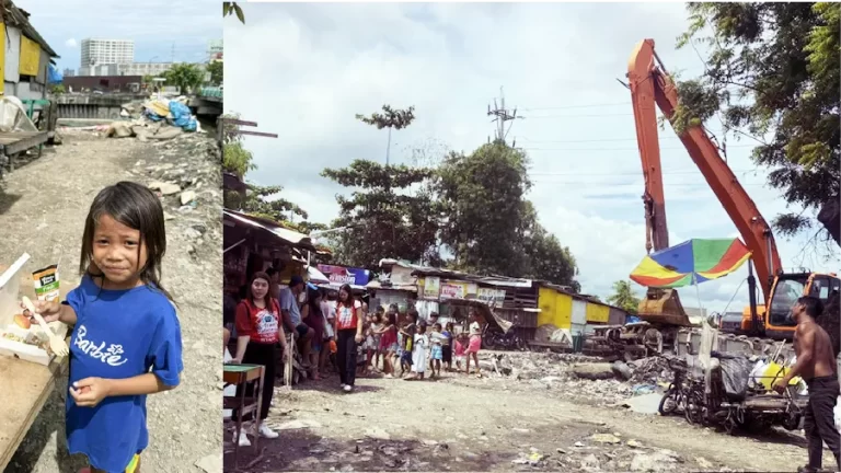 セブ市内　マボロ地域のマヒガ クリークサイドにある空き地