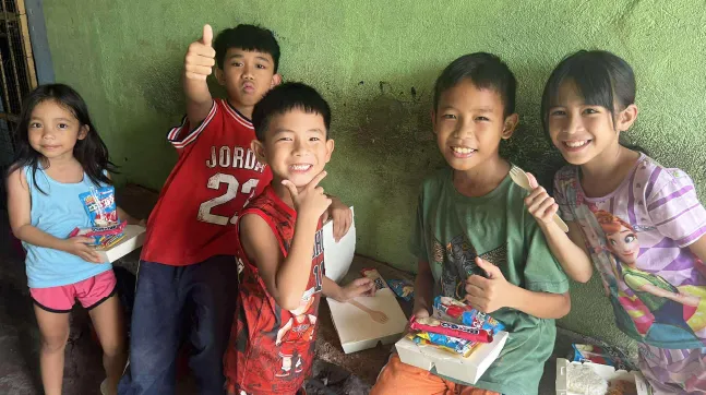 セブ市内　キオット地域のアッパー ヤティにある広場