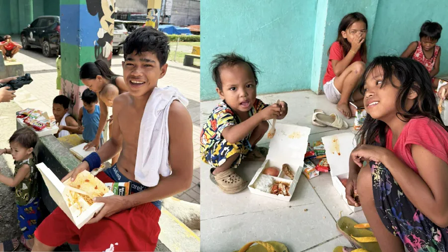 セブ市内　パシル地区のベルジュムストリート
