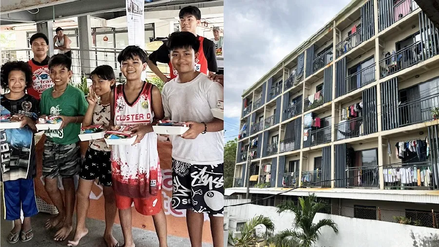 セブ市内　ロレガサンミゲルにあるMRB社会福祉集合住宅