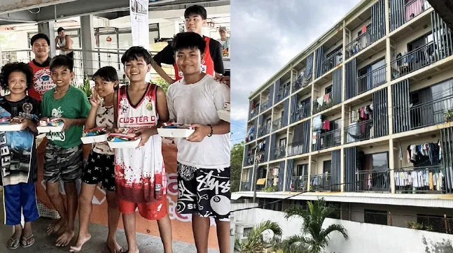 セブ市内　ロレガサンミゲルにあるMRB社会福祉集合住宅